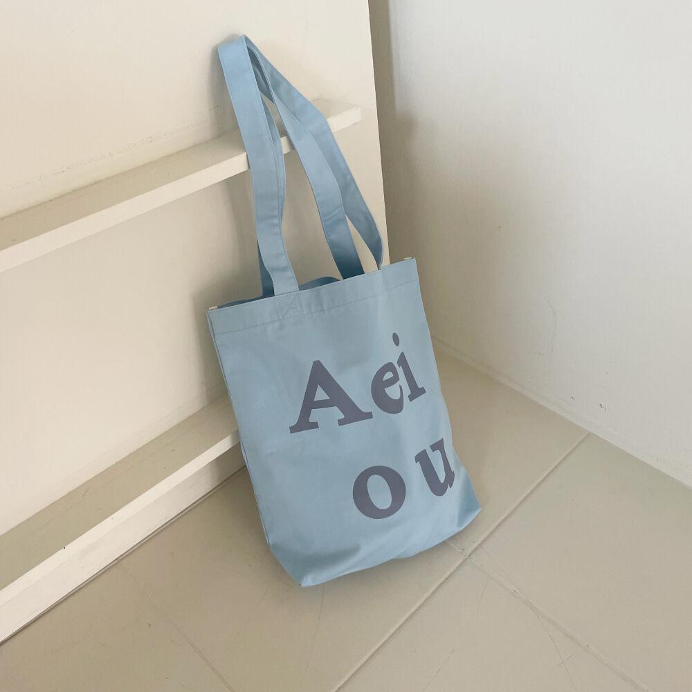 Aeiou Logo Bag (Cotton 100%) Mineral Water