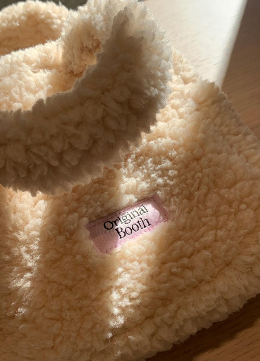 [오리지널부스] teddy bag beige