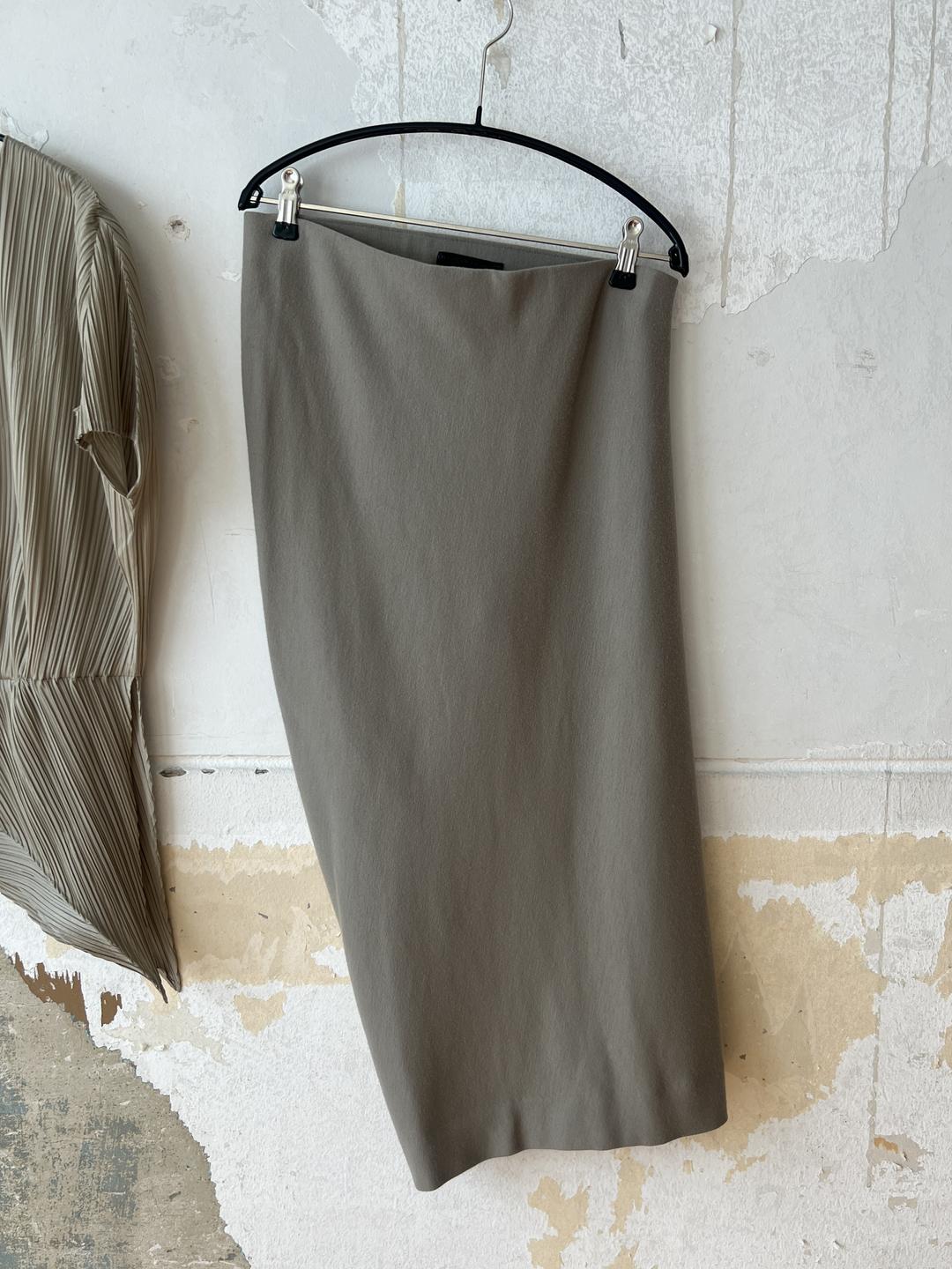 Donna Karan Draped Pleat Skirt