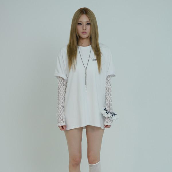 ARTIST OVERSIZED LOGO T-SHIRT (WHITE)