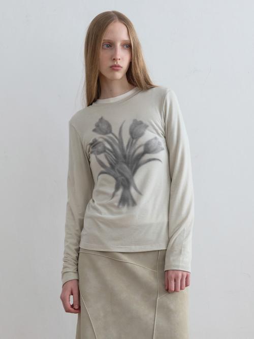 Romantic Jersey Top Sage