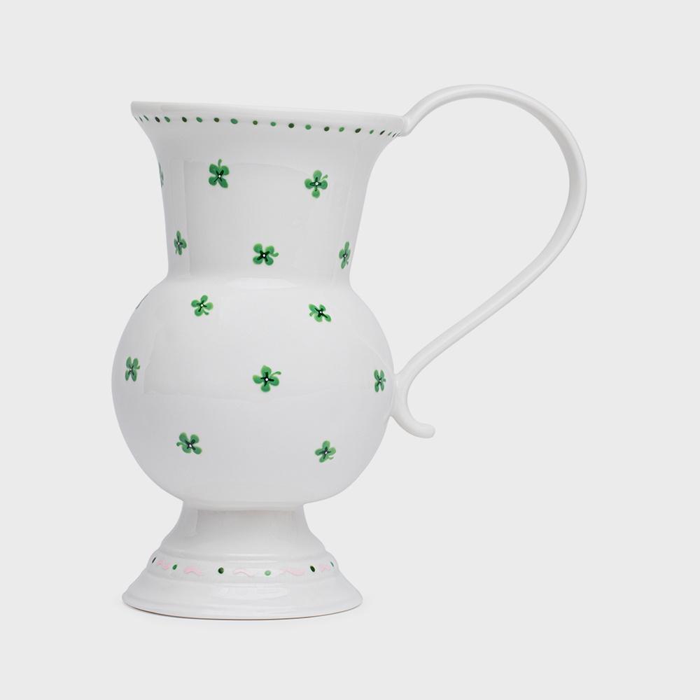 PORCELAIN JUGS - TOUT EN TREFLES (네잎클로버 패턴)