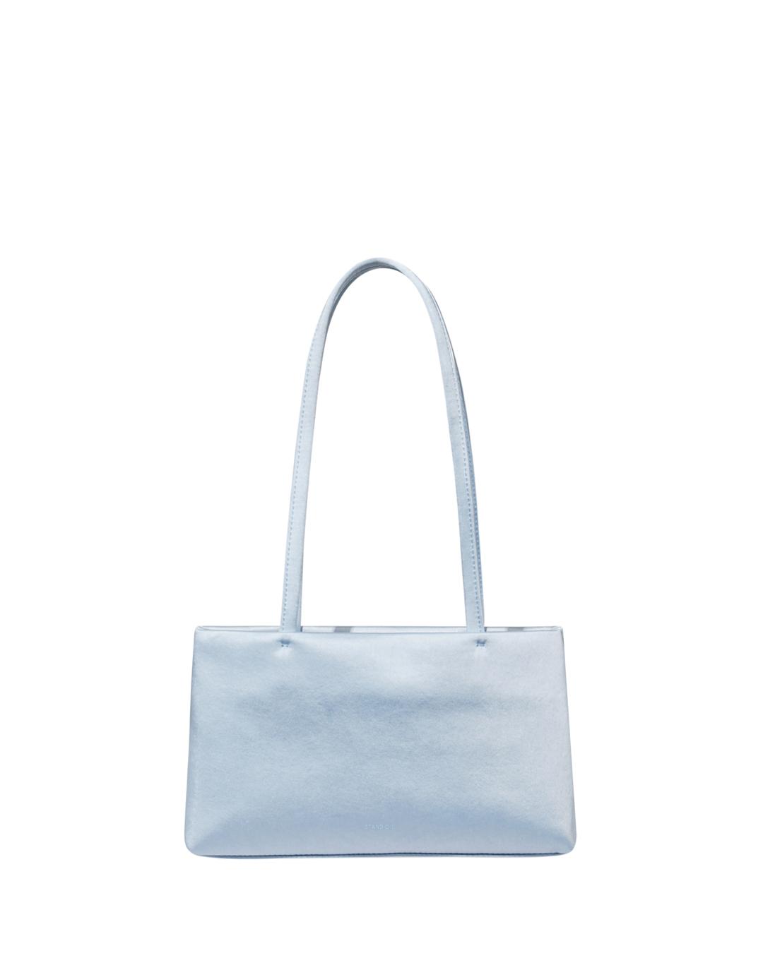 [Exclusive] Satin Shoulder Bag · 새틴 숄더백 / 파우더블루