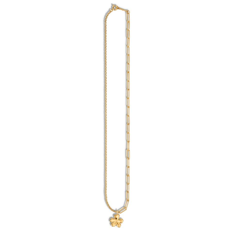 [925 silver]  PRIMAVERA MIX CLIP CHAIN NECKLACE_1