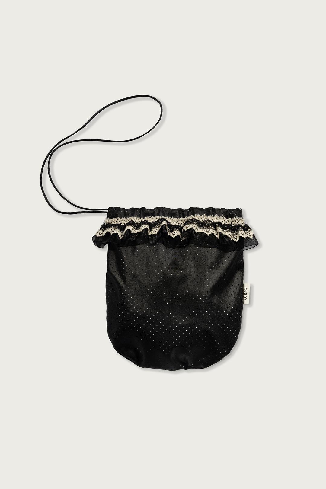 DOT POUCH BAG BLACK