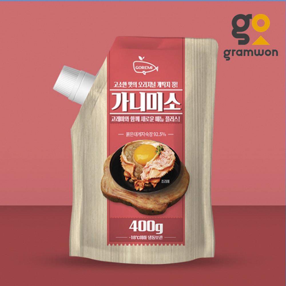 가니미소 400g 오리지날 / 마일드 붉은대게 게딱지장 홍게장 고래미