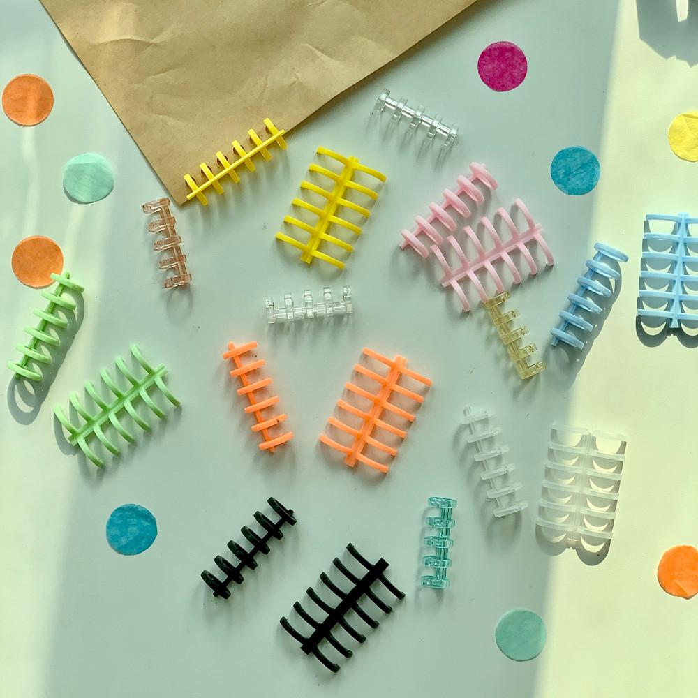 루즈링 플라스틱 바인더링 6공 셀프 제본링 타오바오