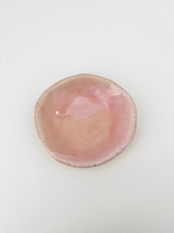 pink small plate