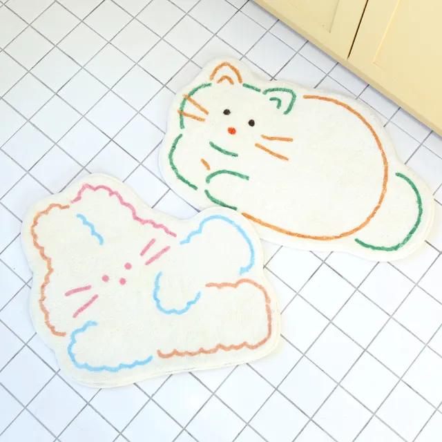 모어모어 심플 라인 미니러그 발매트 2종