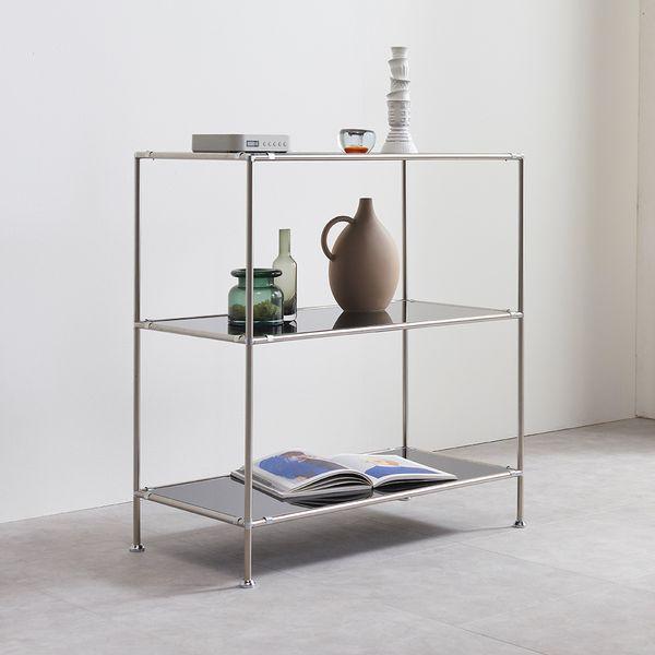 트위 선반 미드센츄리 모듈 수납장 장식장 800 (투명유리)