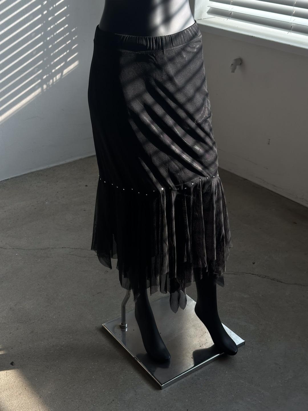 Stud Sha Skirt 0735 W