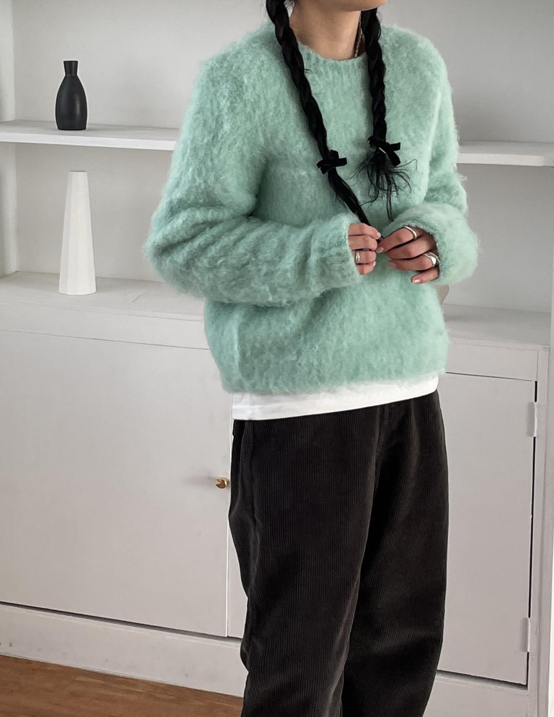 brush alpaca knit