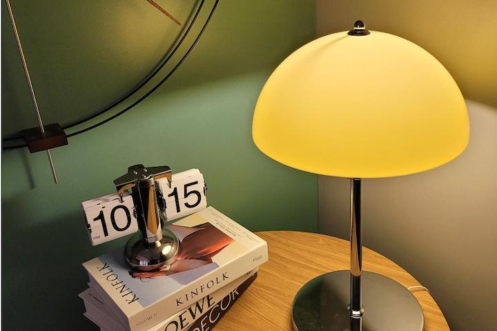 LED 아크릴 무드등 미드센추리 모던 침대스탠드 탁상조명 인테리어조명(3색변경,밝기조절)