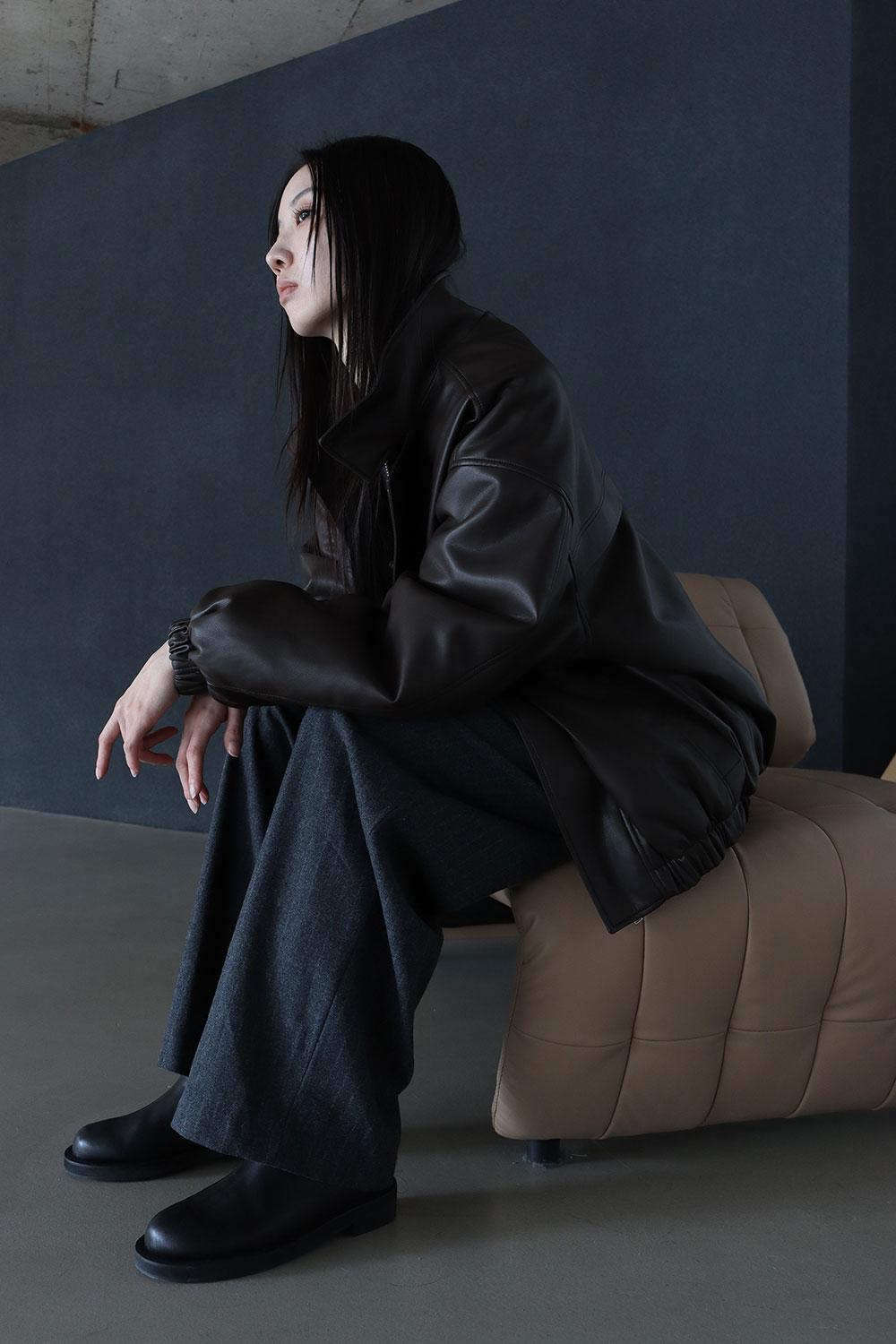 TATE LEATHER JUMPER (2C)