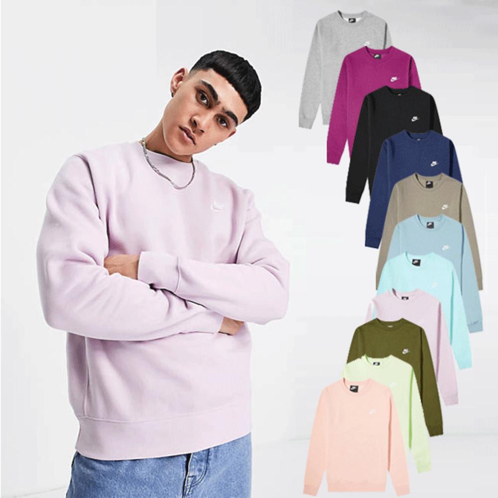 나이키 파스텔 맨투맨 스웻셔츠 커플 티셔츠 남여공용