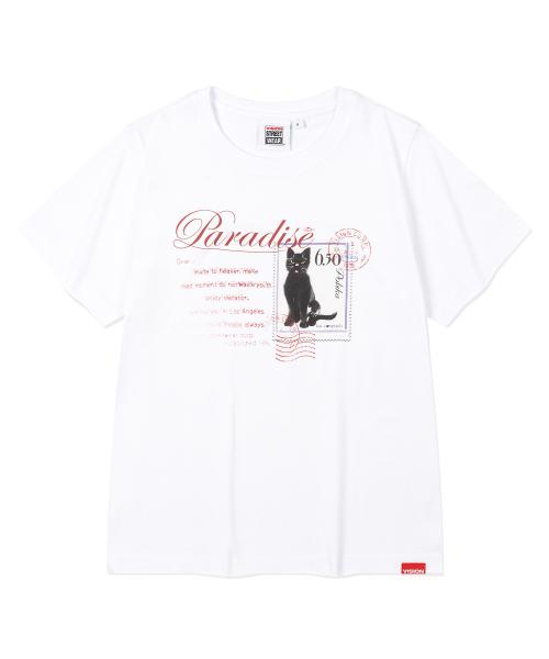 VSW Stamp Cat WS T-Shirts White