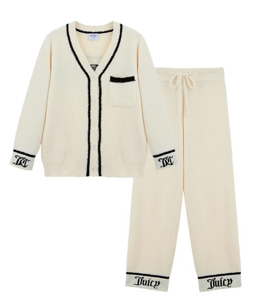 웜 니트 라운지웨어 파자마 상하의 세트 (JCWES3P2122_T)