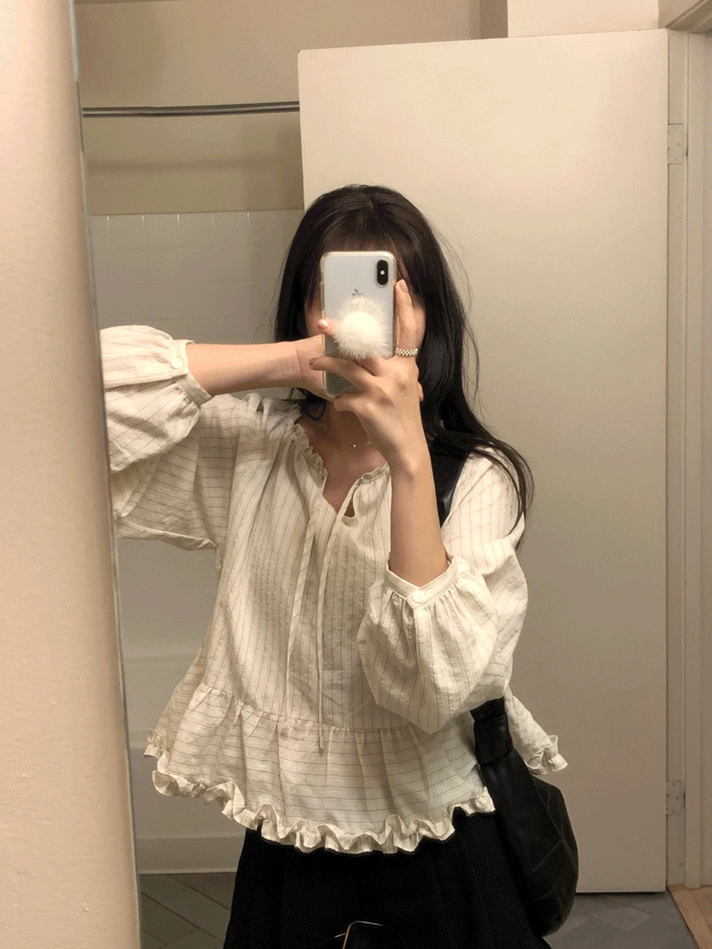 [👩🏻‍🌾스탭PICK/러블리🪽] 포드 프릴 블라우스