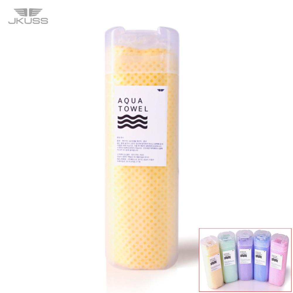 제이커스 수영타월 아쿠아타월 습식타월 JK-03AT 옐로우