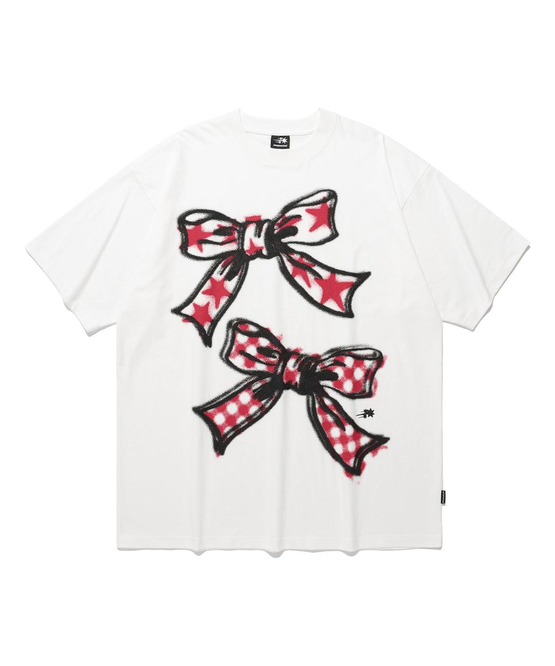 BIG RIBBON BIG BIG TEE[WHITE]