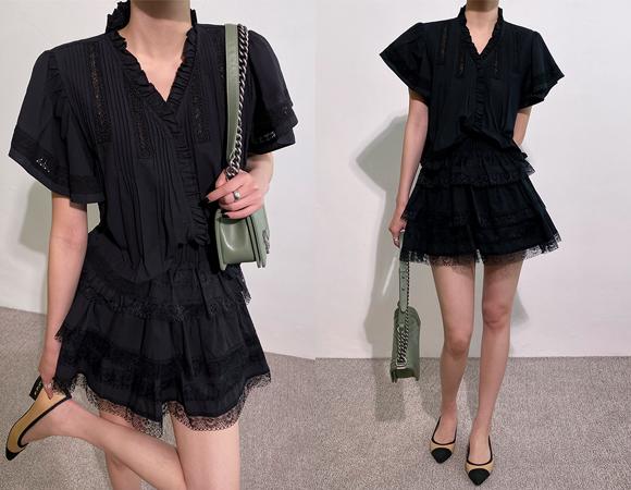 ★주문폭주★이사벨라 레이스 투피스