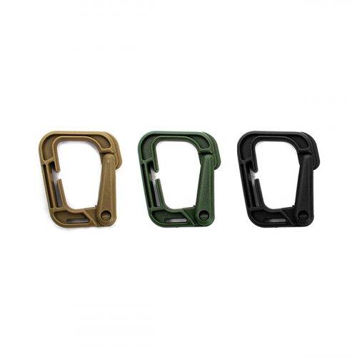 캠핑 서포트 몰리형 카라비너 10개(3colors)