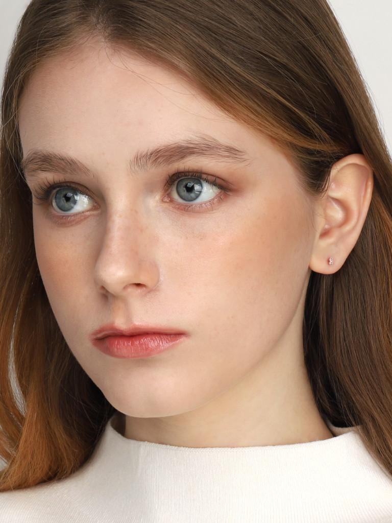 타이니 듀얼 베젤 이어링