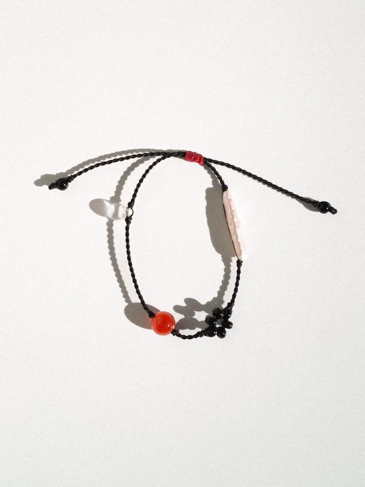 [모지] 12월 달력 원석 매듭 팔찌