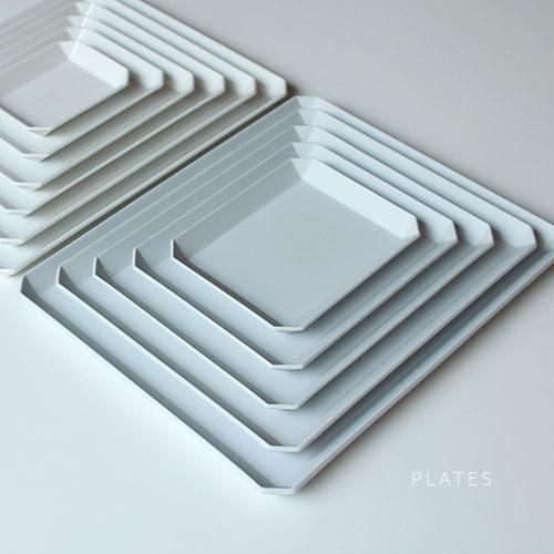 1616 아리타 스퀘어 플레이트 GRAY