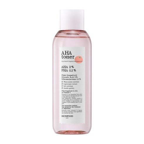 스킨푸드 핑크자몽 아하 토너, 200ml, 1개 - 마스크/팩 | 쿠팡