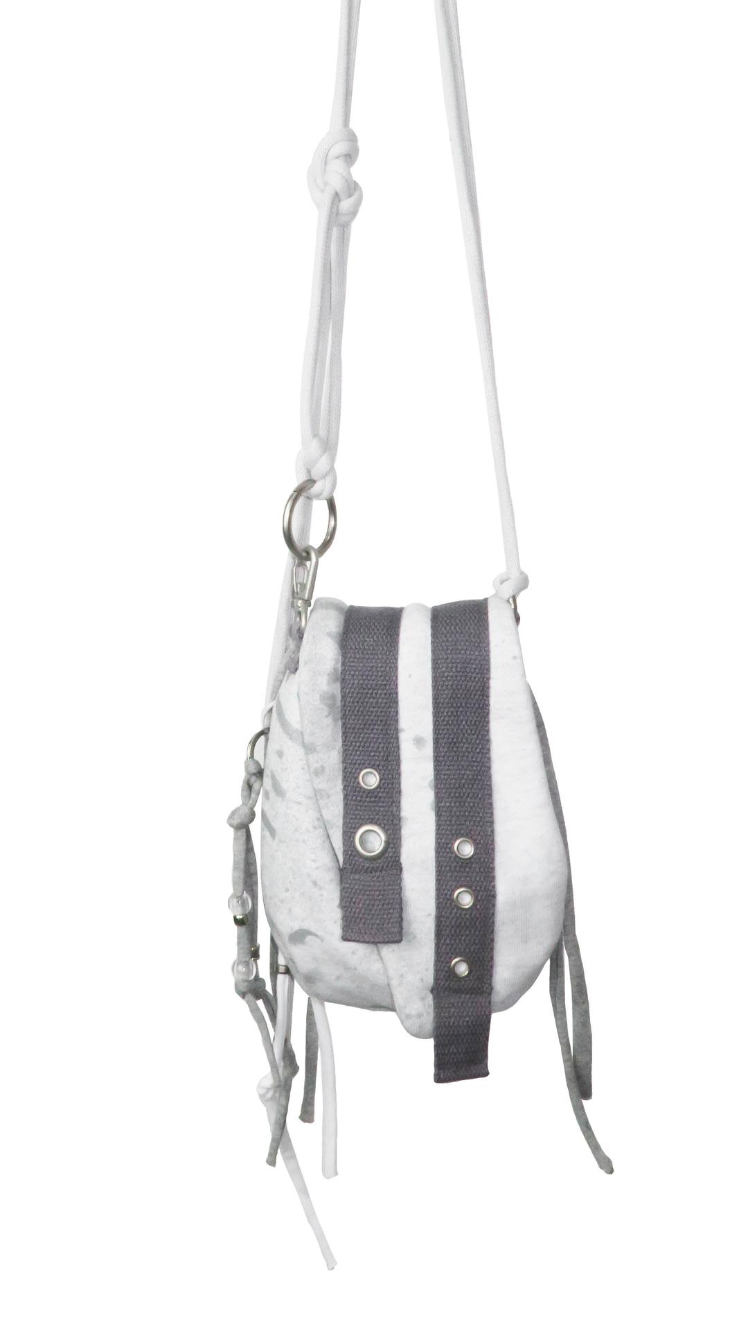 Jersey mini bag_white gray