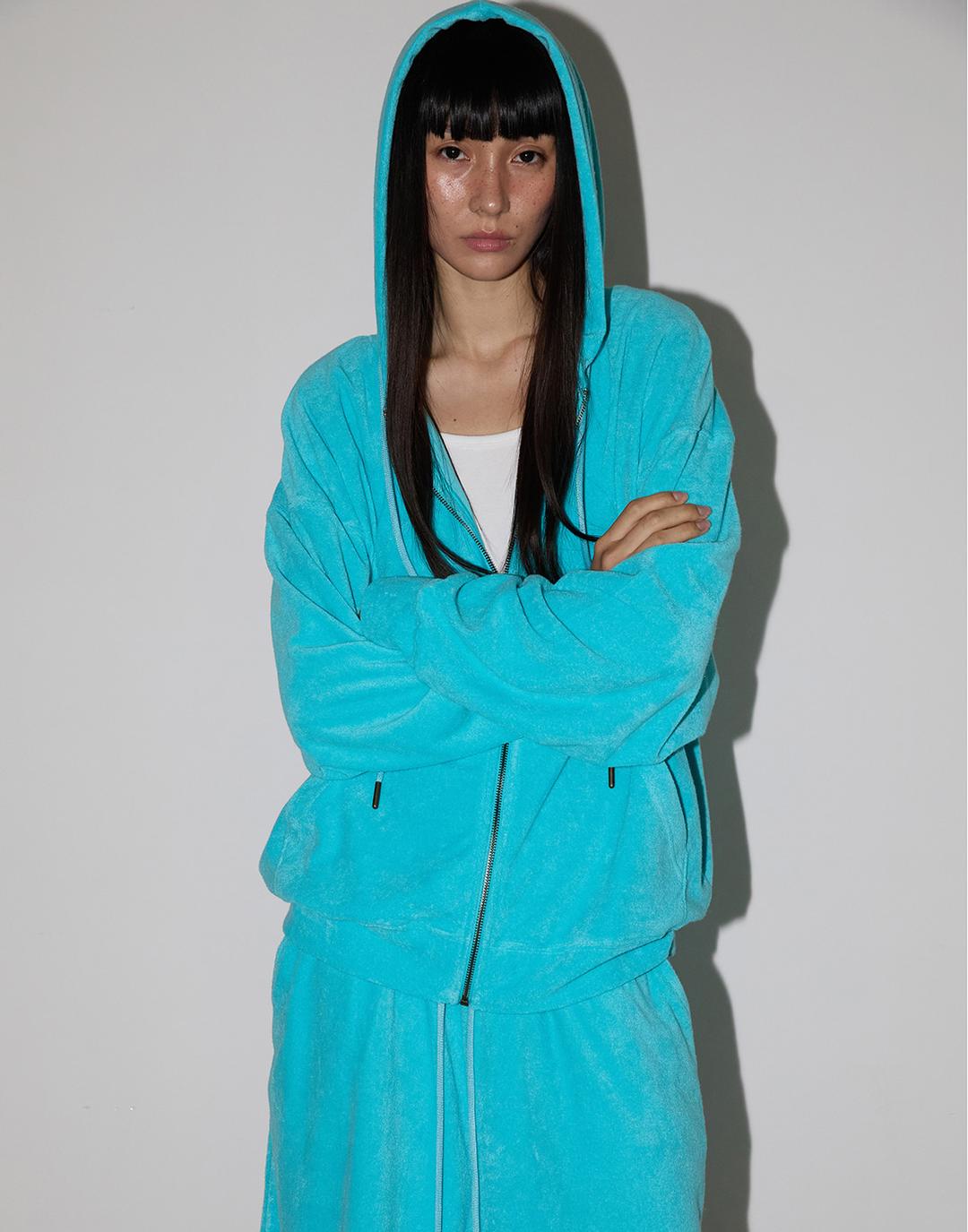Agua Terry Hoodie (Blue)