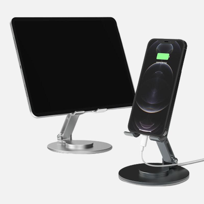 스카이 360도 회전 각도조절 핸드폰 거치대(태블릿 겸용)