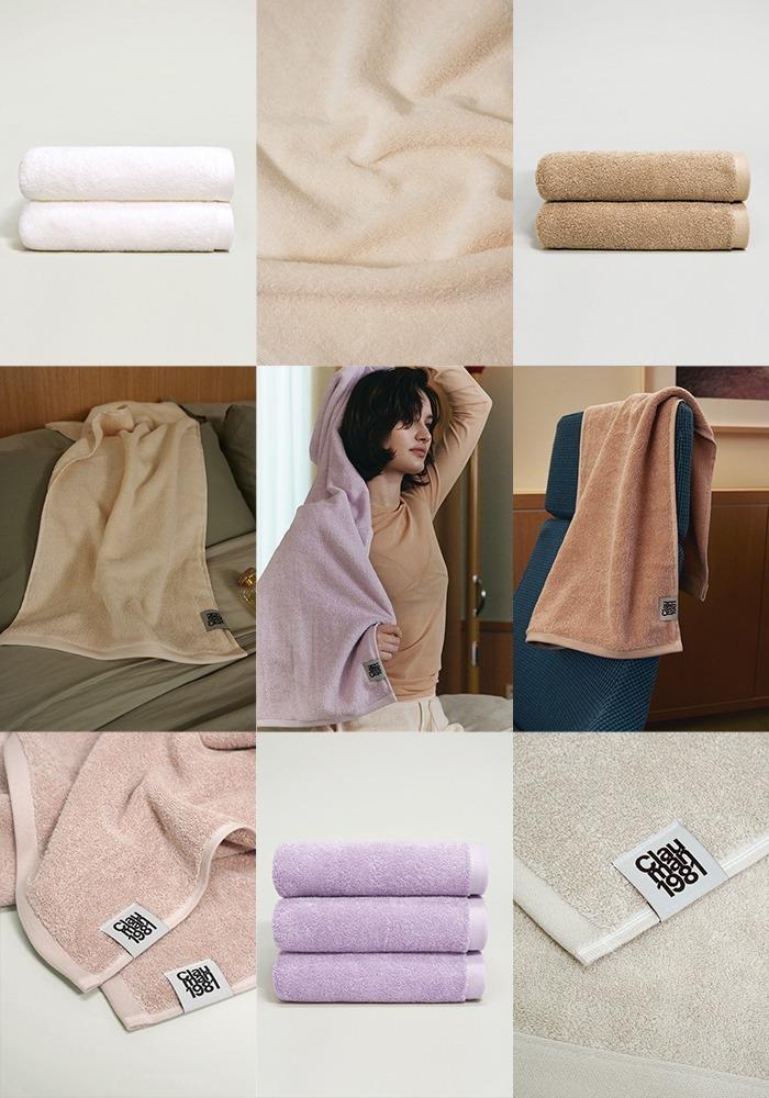 [색상 교차 선택] 클라우망1981 더럭셔리 수피마 타월