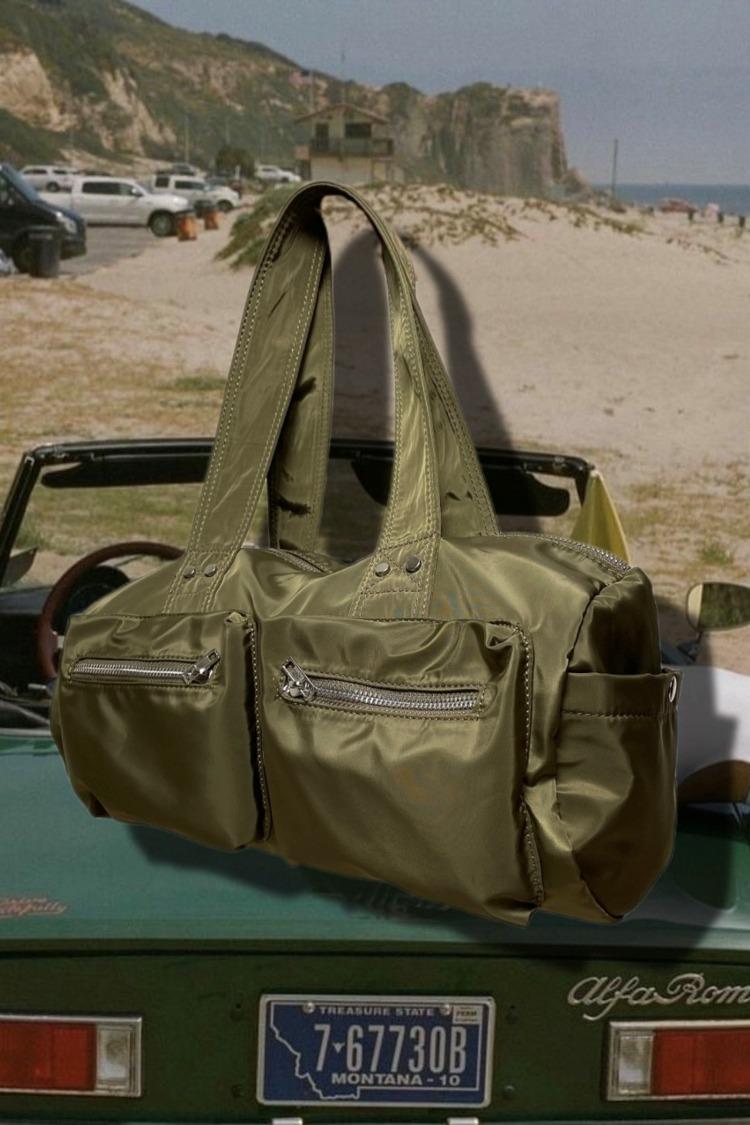 Poket Boston Bag [Khaki]