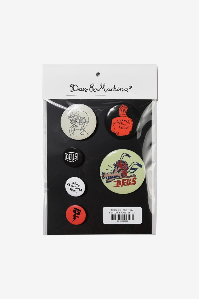 DEUS BUTTON BADGE SET #3