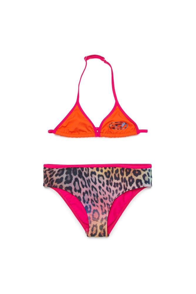 Diesel Kids Miley Leopard Printed Bikini Set