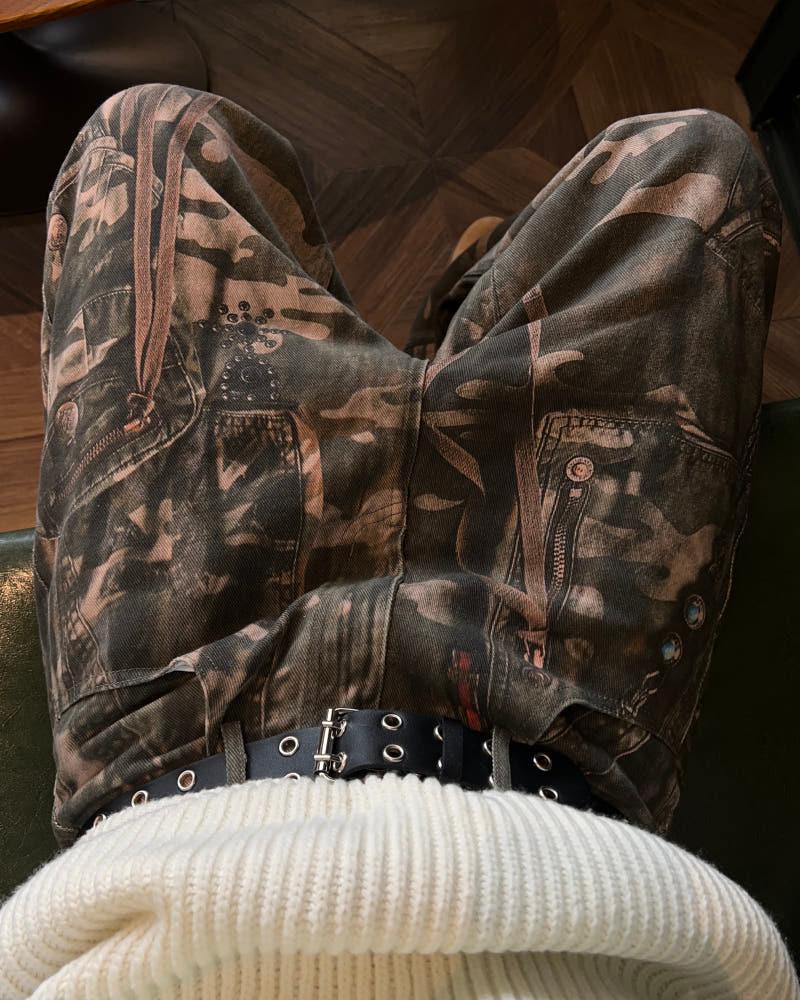 ACC 프린팅 카고 카모팬츠