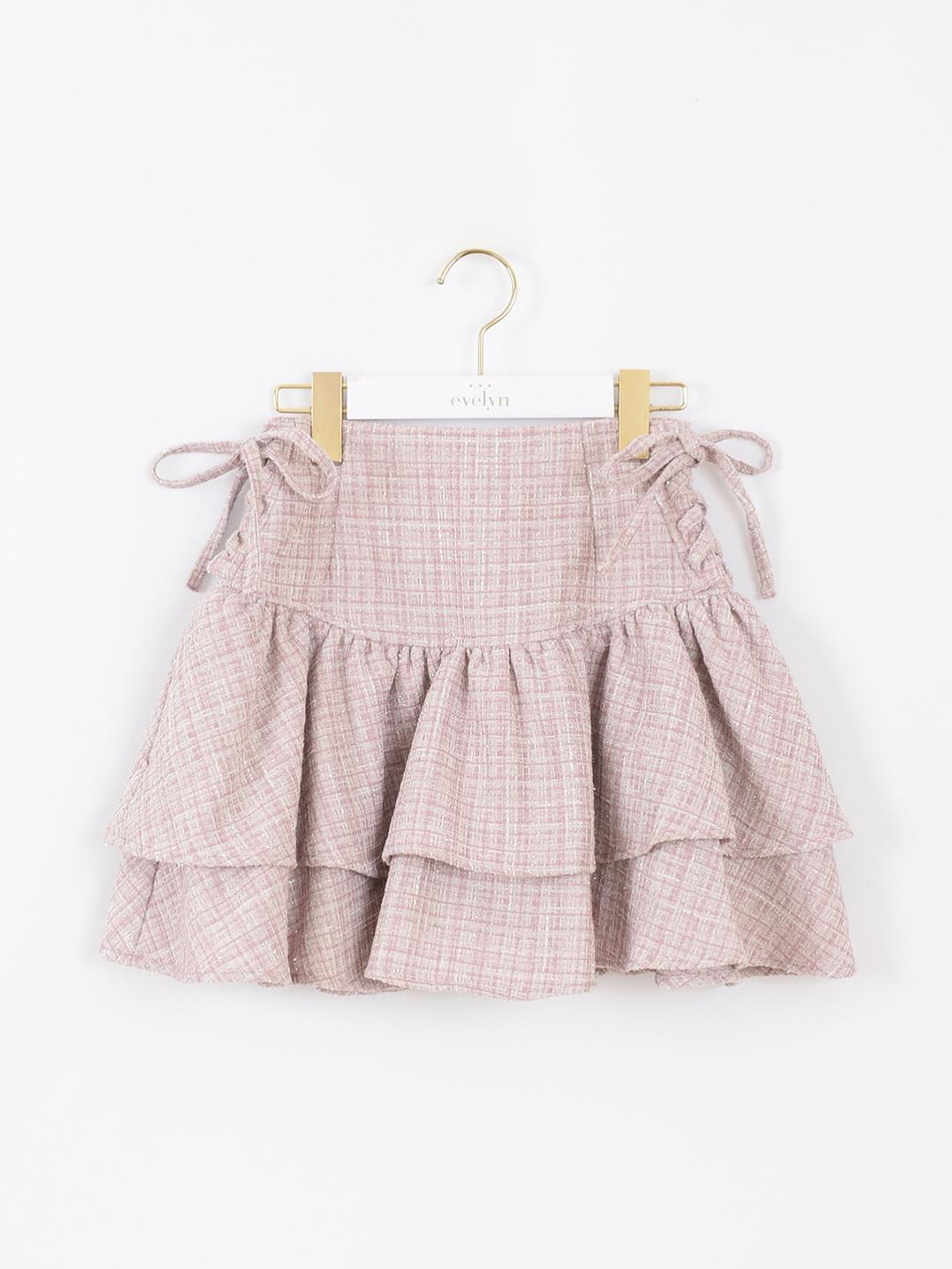 編み上げフリルスカート