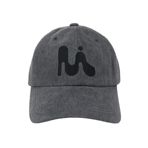 BIG LOGO BALL CAP ( WASHING CHARCOAL )