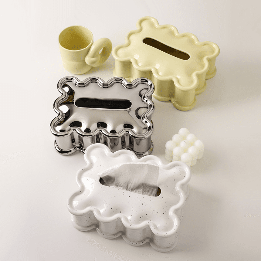 세라믹 휴지 케이스 디스펜서 미드센추리 모던 인테리어 소품