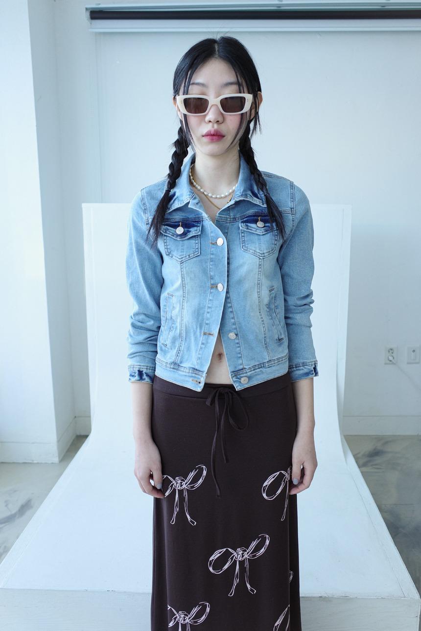Boni spand denim Jacket (2color)