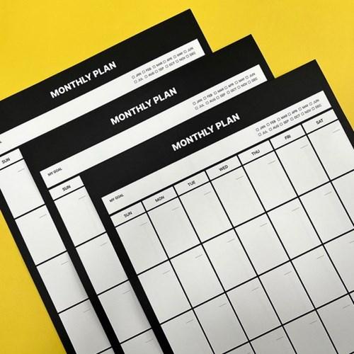 [어른문방구] 작심세달 A3사이즈 포스터플래너 먼슬리 플랜