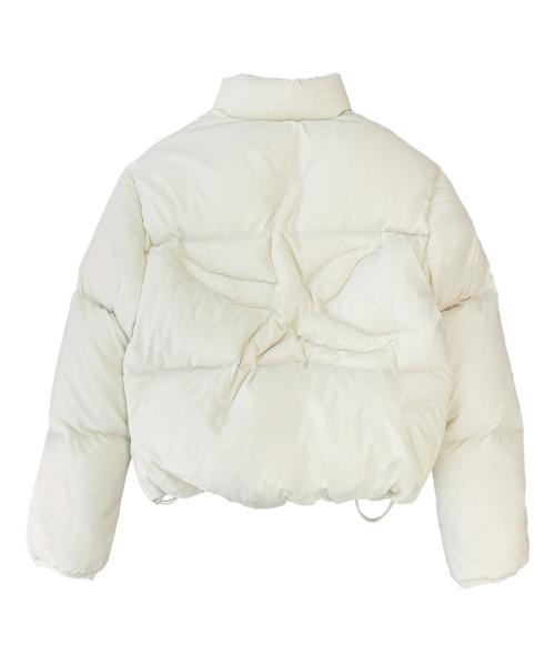 TCM starfish logo puffer jacket (white)