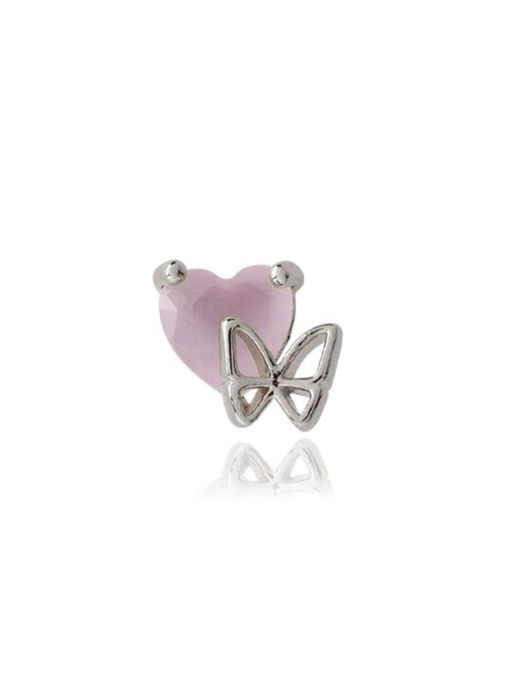 peach heart piercing