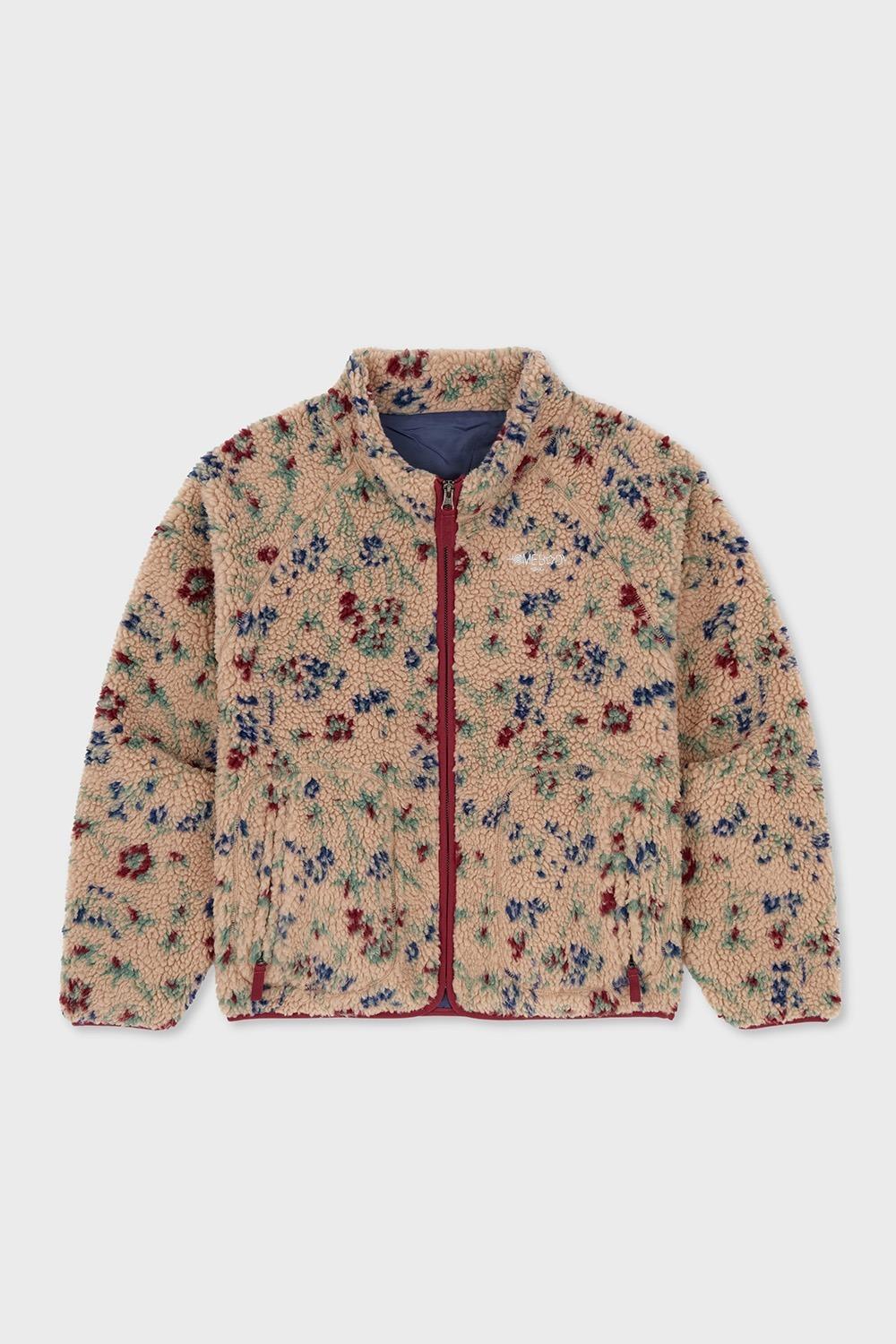 HOMEBODY FLEECE PATTERN JACKET (BEIGE) (11월 13일 배송)