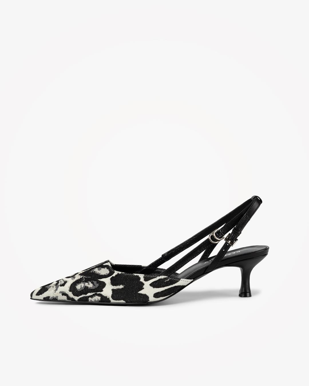 DUA SLINGBACKS (LEOPARD WHITE)