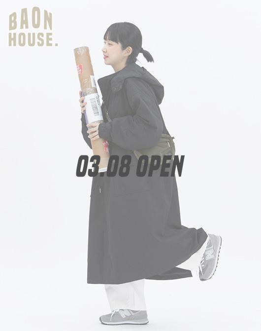 [BAONHOUSE] Baba long safari jacket (2color)