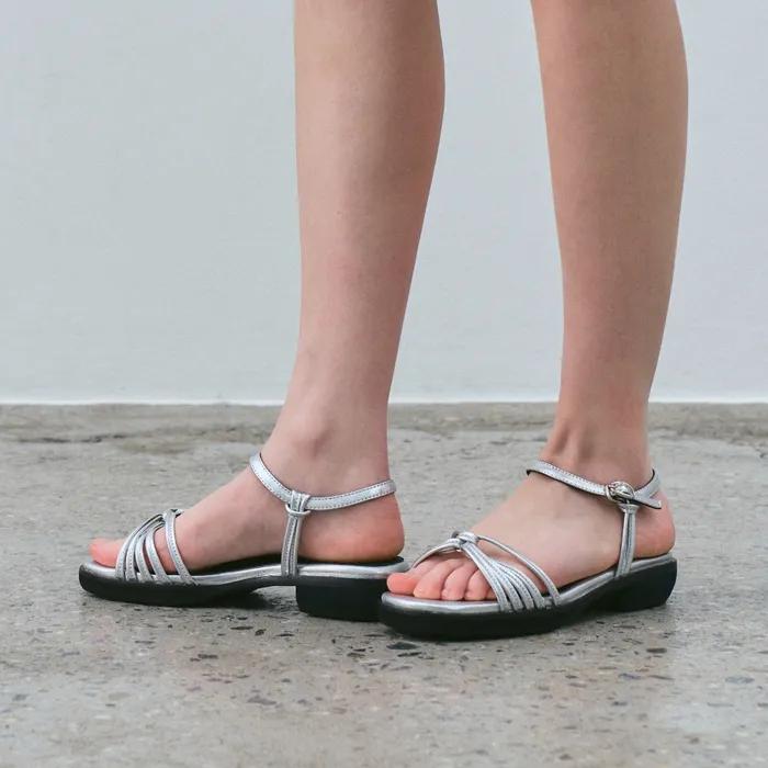 [바로배송]Tied strap Sandal_5S01_꼬임 스트랩샌들_ 3 color