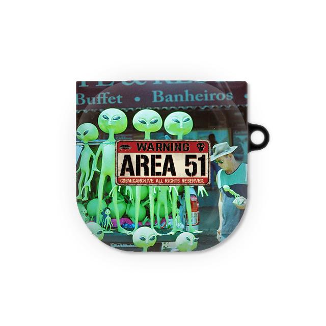 [Buds case] Warning area 51 (Little A’le’inn)  버즈케이스